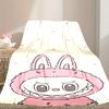 1pc Snug LABUBU Blanket, Lightweight & Durable Print Blanket, Perfect for Home, Couch, Bed, Picnic, Travel, Office