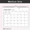 KOPEESY Wall Calendar 2026, Months Calendar 2026 from Now To December 2026, 14.5" X 11" Monthly Calendar with Thick Paper and Julian Dates for Office