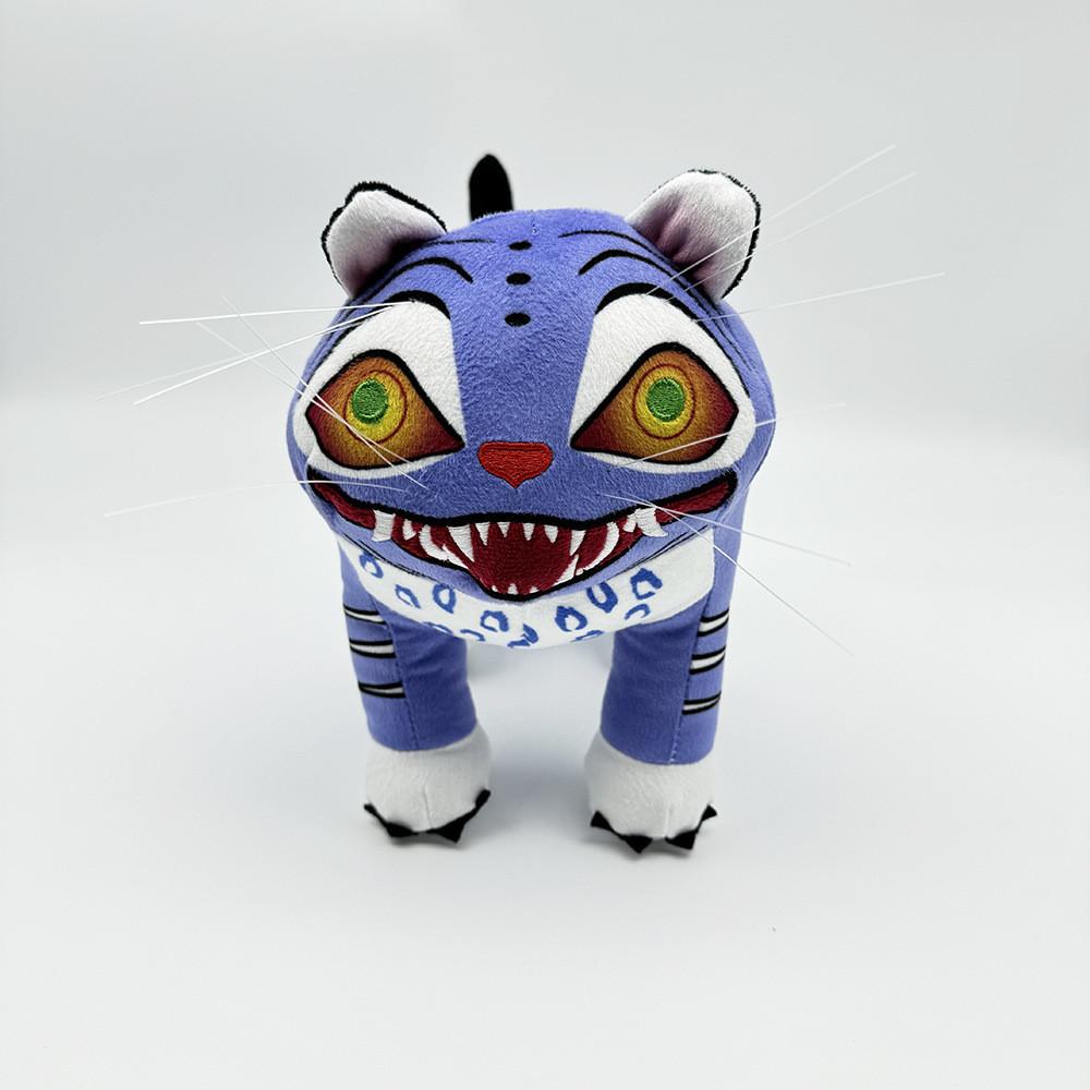 Kpop Demon Hunters Blue Tiger Plush Toy For Collectors Gift Tiger Print