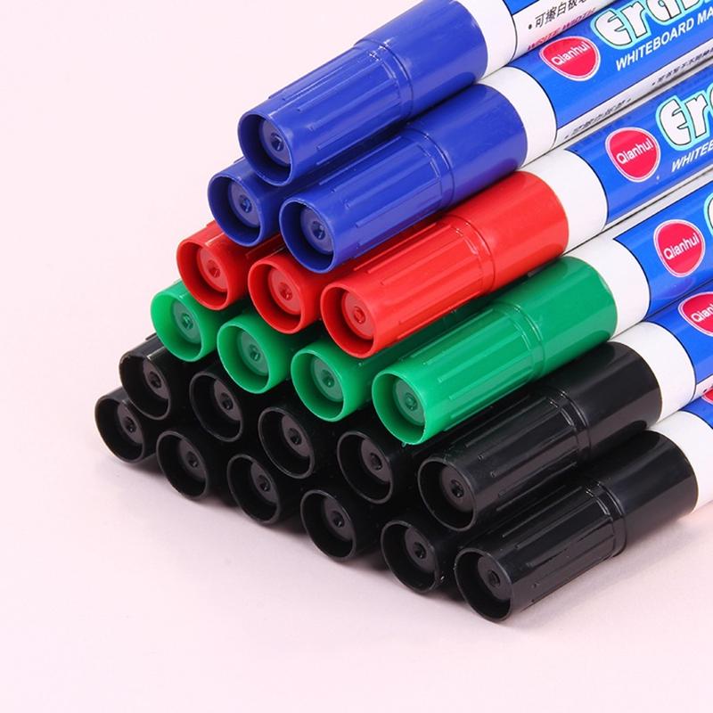 10pcs Whiteboard Marker Plastic Erasable Marker Pen Whiteboard Marker Pen Office Stationery Supplies