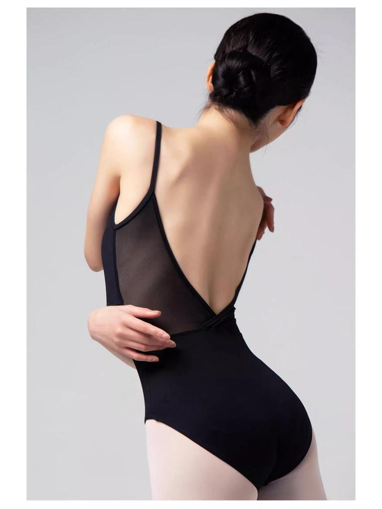 Maillot de Ballet con Tirantes para Mujer para Danza, Exámenes de Arte y Gimnasia de Adultos