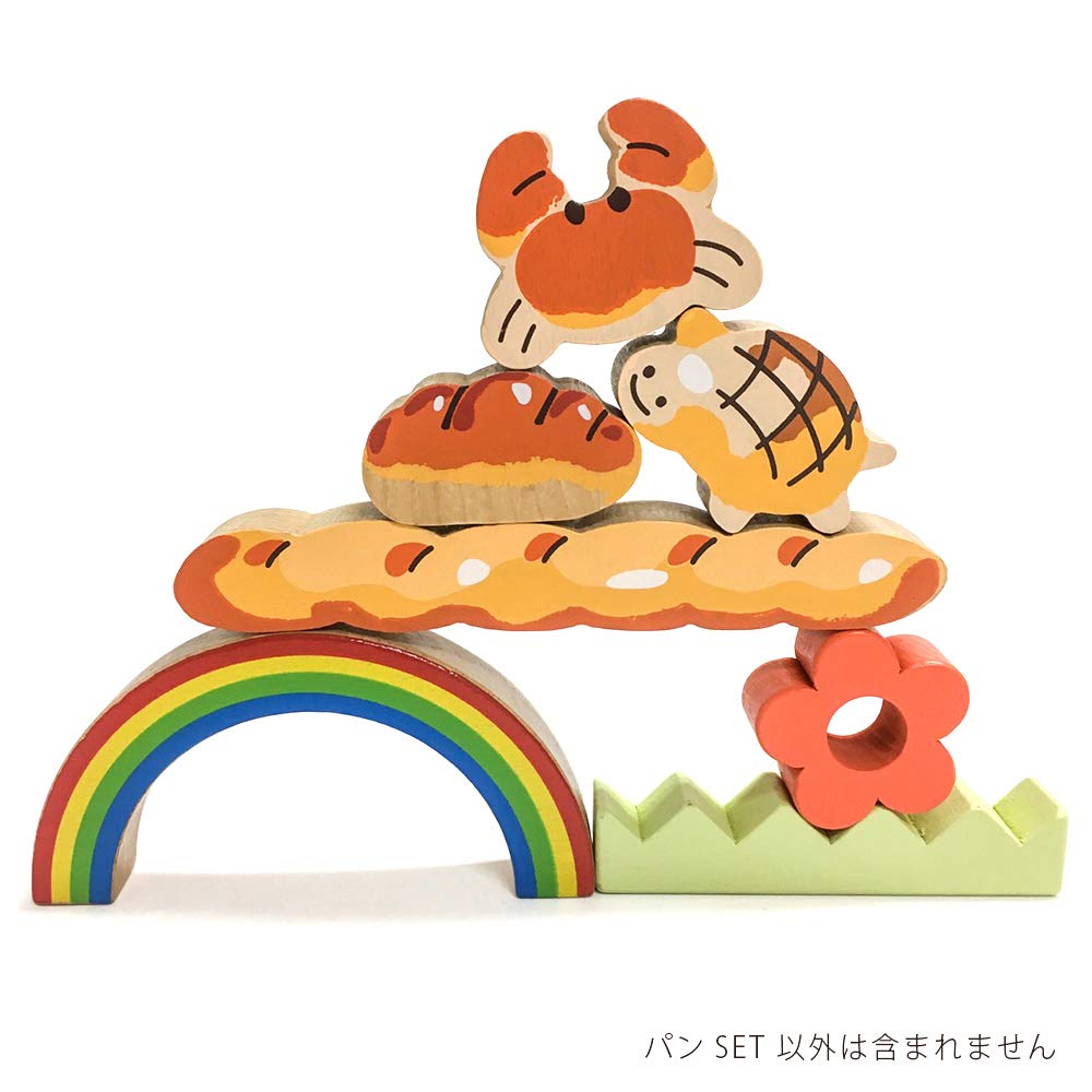 Picture Book Blocks: The Crow's Bakery (4-Piece Set of BreadThe Crow's BakeryTM-KRS-0202)