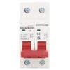 DC Miniature Circuit Breaker 2P Breaking Capacity 6000A Mini 6A Circuit Breaker for Solar PV System
