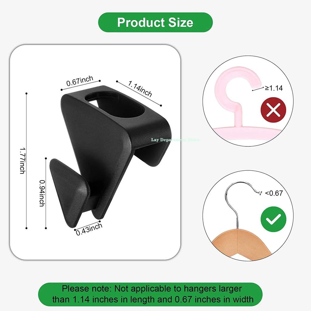 Triangles Clothes Hanger Connector Hooks Closet Clothes Hooks Rack Space Saving Cascading Plastic Wardrobe Coat Organizer Holder