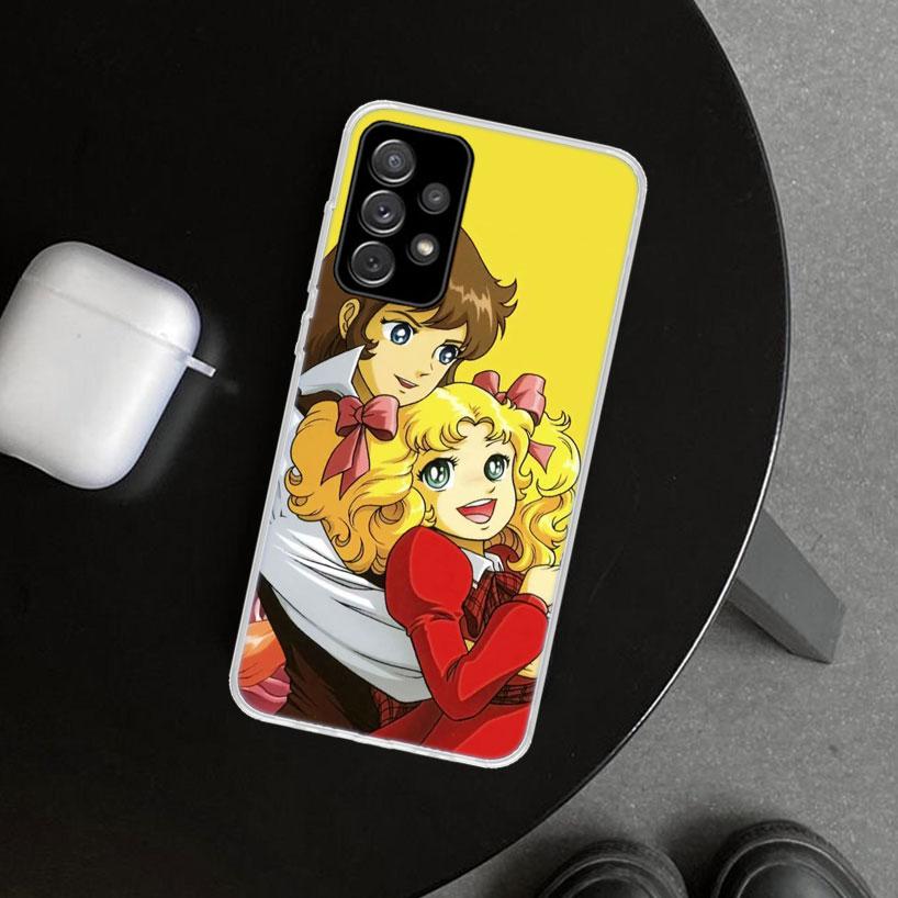 Anime Candy Phone Case Cover for Samsung Galaxy A12 A22 A32 A52 A72 A02S A51 A50S A31 A20S A10S Note 20 Ultra 10 Plus Galaxy A12