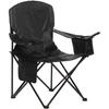 AmazonBasics Outdoor Chair Camping Chair Lightweight with Carry Bag & Backrest Pad Easy Assembly Black (1 Count)
