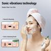 Electric Facial Cleansing Brush Silicone IPX7 Waterproof Facial Cleansing Brush Face Exfoliato Vibration Massager Deep Cleansing