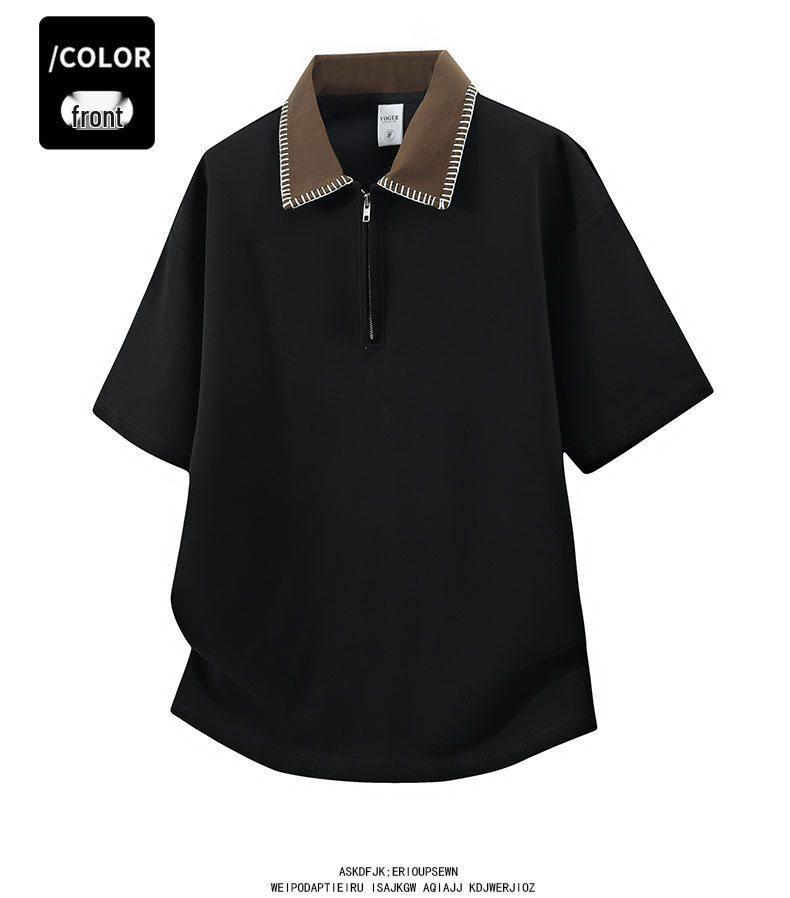2022 Summer Men's Quick-Dry Ice Silk Polo Shirt
