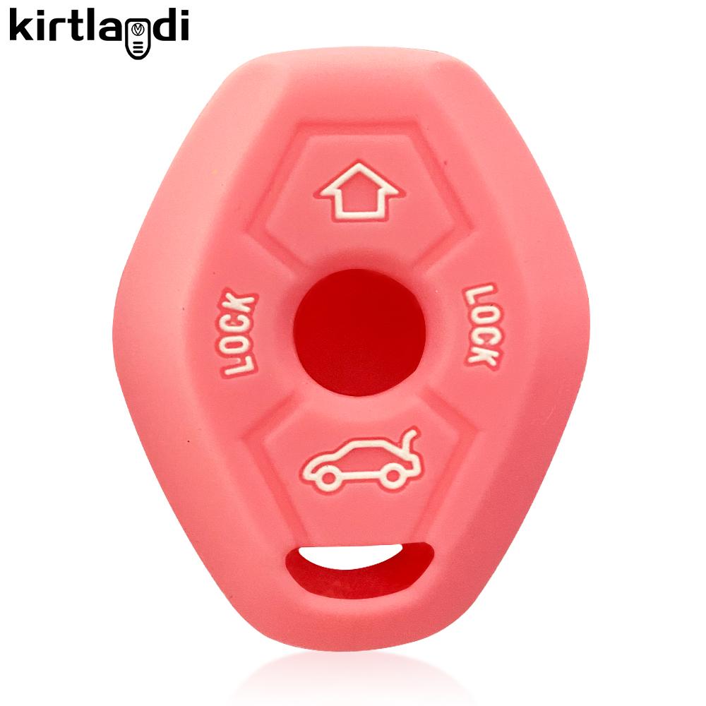 Silikon Schlüsselhülle Fernbedienung Gehäuse Schale für BMW E63 X5 E53 X3 F83 E46 E39 E38 E60 E61 E64 Serie 3 5 7 330i Z3 Z4 E85 E86 M5 325i