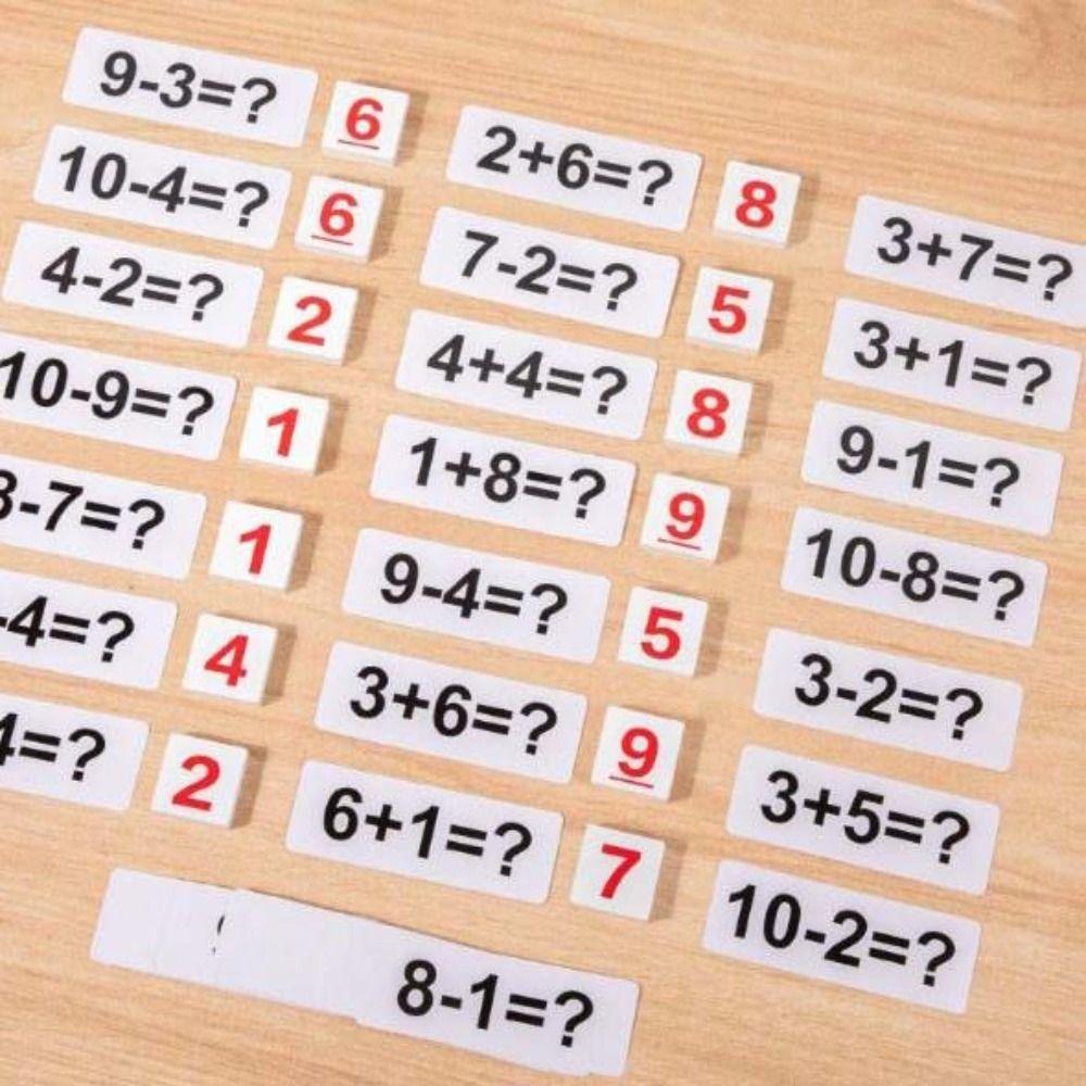 Finger Counting Design Wooden Number Toys Intellectual Development Toys  Math Enlightenment
