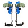 Tree Climbing Tool: Upright Foot Spikes with Large Bend and Wasp Foot Buckle Iron Shoes