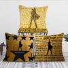 American Musical Hamilton Pillow Case Square Pillow Bedroom Sofa Leisure Comfort Cushion Car Living Room Home Decoration