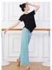 Damen Übergröße Modern Dance Modal Weitbein-Hose für Frühling/Sommer - Locker, Klassischer Chinesischer Stil Übungskleidung