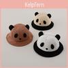 Baby Basin Cute Panda Cap Color Patchwork Kids Sun Protection Fisherman Hat Cartoon Children Cotton Breathable Visors 618m Boy Girl
