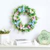 Artificial Flowers Lifelike Simulation Floral Door Hanging Decoration No Watering Maintenance Long-Lasting Spring Freshness Home Wall Decor