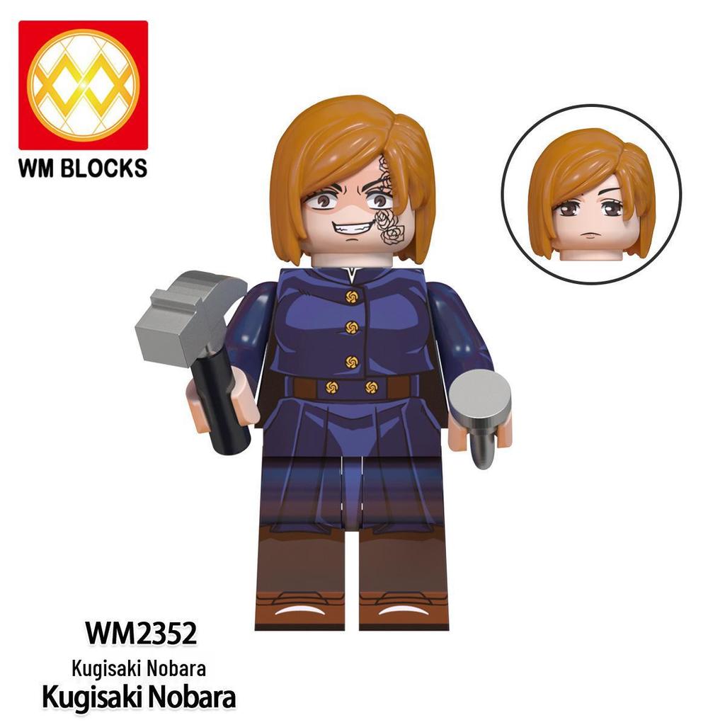 Figurine Minifigurine Blocuri de Construcție Anime Jujutsu Kaisen Megumi & Nobara WM6139