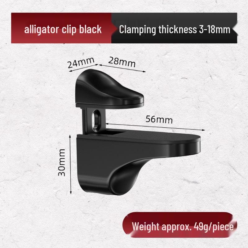 Modern Glass Partition Clip Bracket Holder - Hardware Accessory for Layer Board Fixing