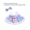 Fashion Dolls Dress Suit,Costume Accessories,Suspender Skirt,DIY Doll Toy,Doll Clothes for 17cm