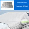 Winter Car Front Windshield Half Cover: Sunscreen, Rainproof, Heat Insulation, Thickened Shield