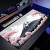 Fuji Blossom Pink Mouse Pads Xxl Office Mat Gaming Mousepad Square Mouse Pad Computer Mat PC Desktop Accessories Desk Gadgets