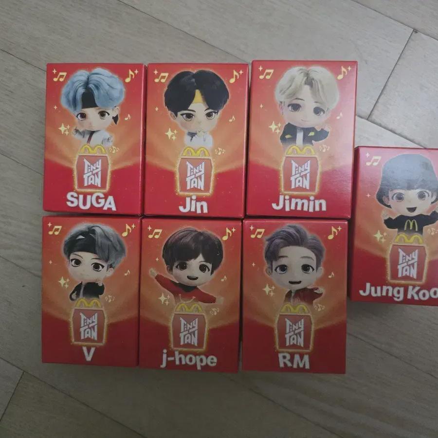 Mcdonald's Bts Happy Meal Tinytan Encore Edition 7 видов Bts Tiny Tan