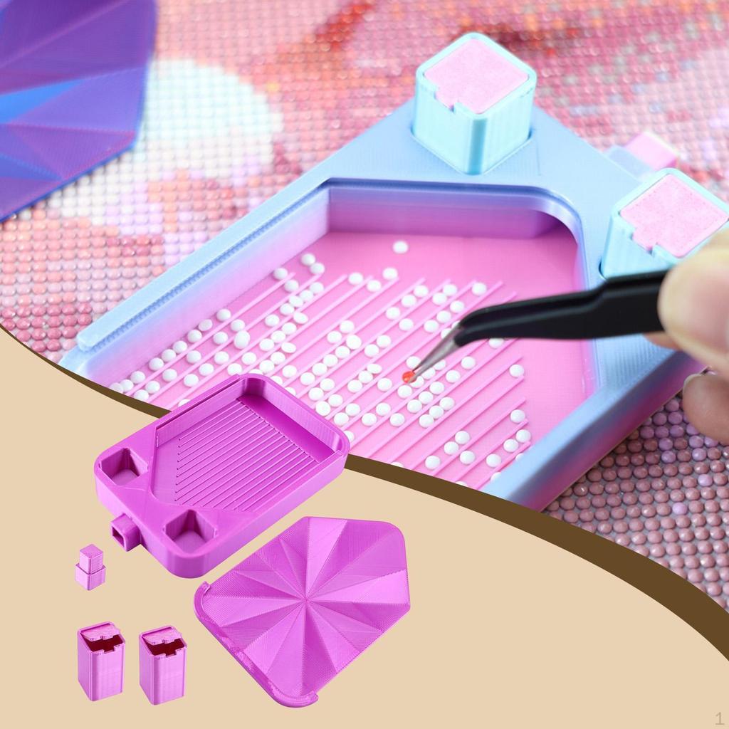 Vassoio per Bead Art Ordinatore Versatile Resistente ai Graffi per Angolo Hobby Laboratorio