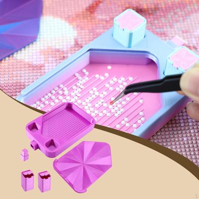 Bead Art Tray Sorting Scratch Resistant Versatile Organizer for Hobby Corner Workshop