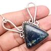 Pendant Silver  Peridot Labradorite Gemstone Jewelry Sterling 2.5" Fiery