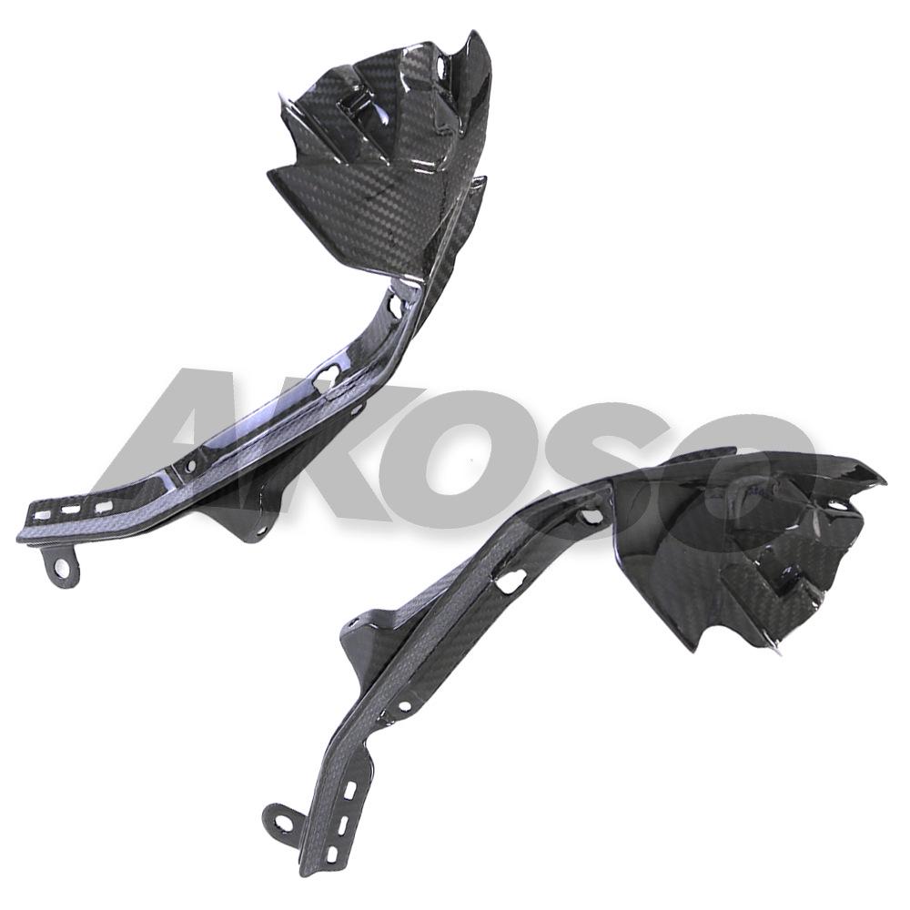 Yamaha R6 Carbon Fiber Front Side Fuel Tank Panel (2017+)