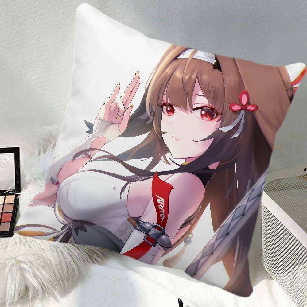 Zenless Zone Zero Ye Shunguang Game Pillow Case Square Pillow Bedroom Sofa Leisure Comfort Cushion Car Home Decoration