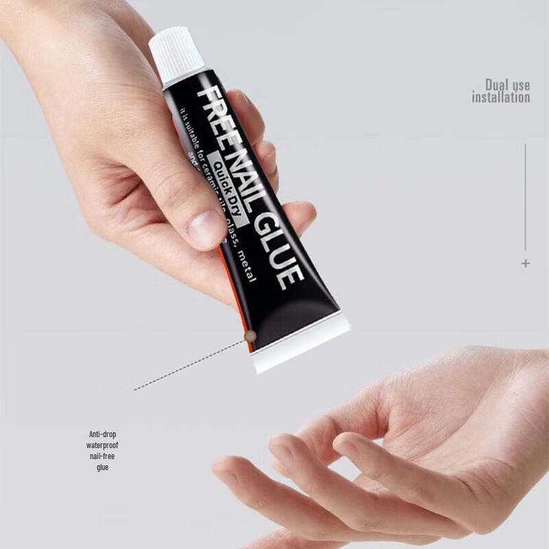 DANLE Wall-Mounted Double-Layer Kitchen Shelf