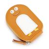 Small Penguin Shape Card Holder Coin Purse Cartoon Cute Genuine Cow Leather Zipper Purses Mini Wallet