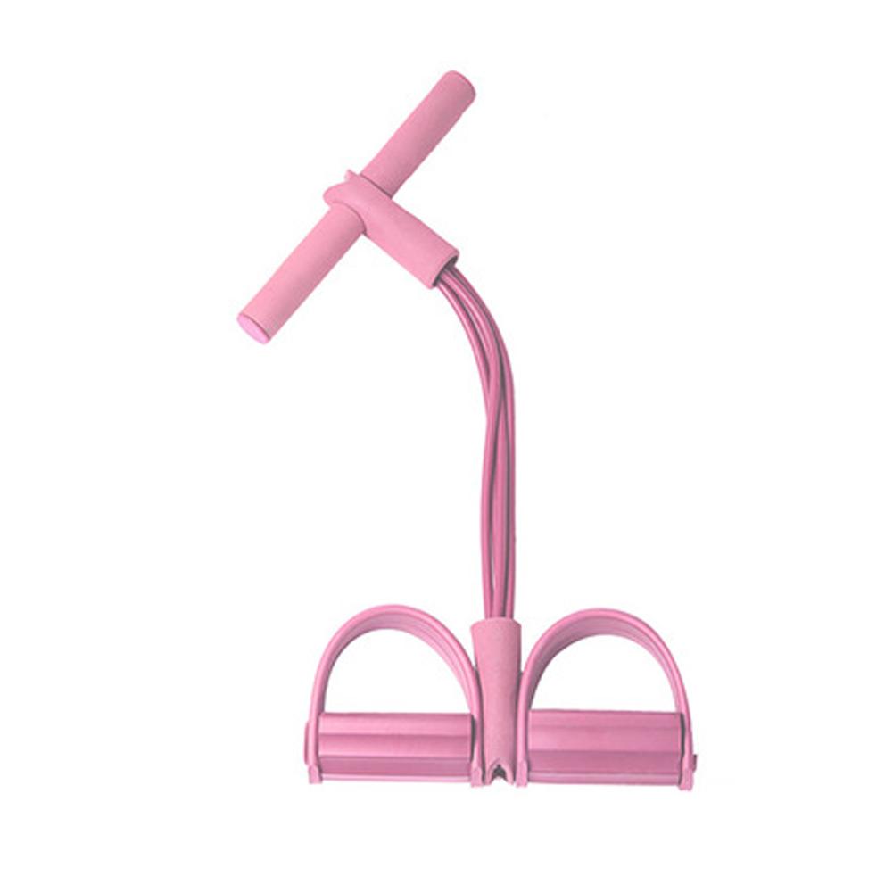1PCS Fitness Gum 4 Tube Resistance Bands Latex Pedal Equipment Elastic Exerciser Sit-up Expander Bands Yoga Rope Pull