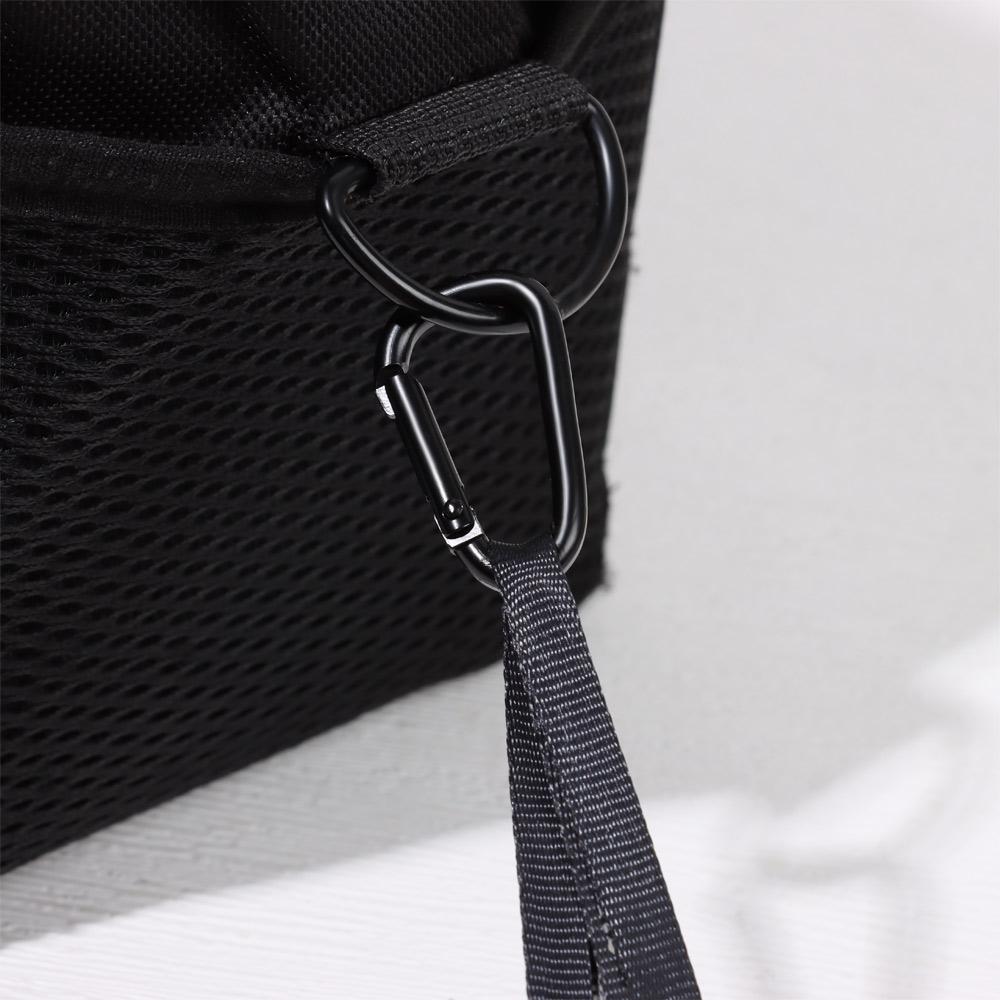 Aluminium Safety Buckle Keychain Camping Hiking Hook Black Climbing Button Alloy Carabiner