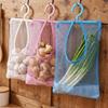 3PCS Quick Dry Hanging Mesh Storage Bag Space Saving Clothespin Mesh Bag  Closet