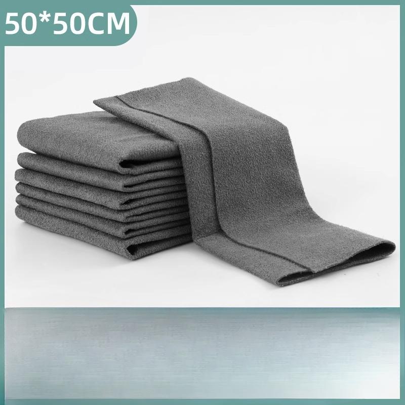 

Ткань для мытья стекол без разводов и водяных знаков, утолщенная впитывающая ткань для бытовой уборки зеркал 1 piece [50*50cm]