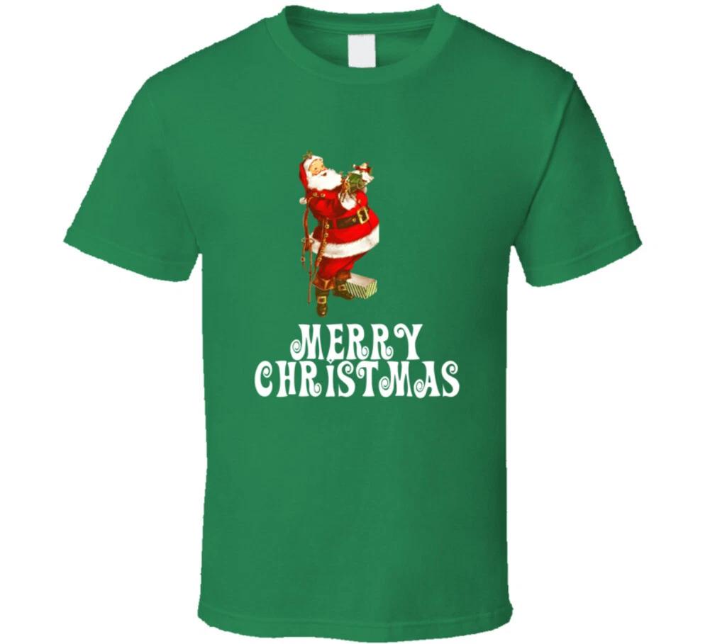 Merry Christmas Fun Santa Holiday Gift T Shirt 3XL