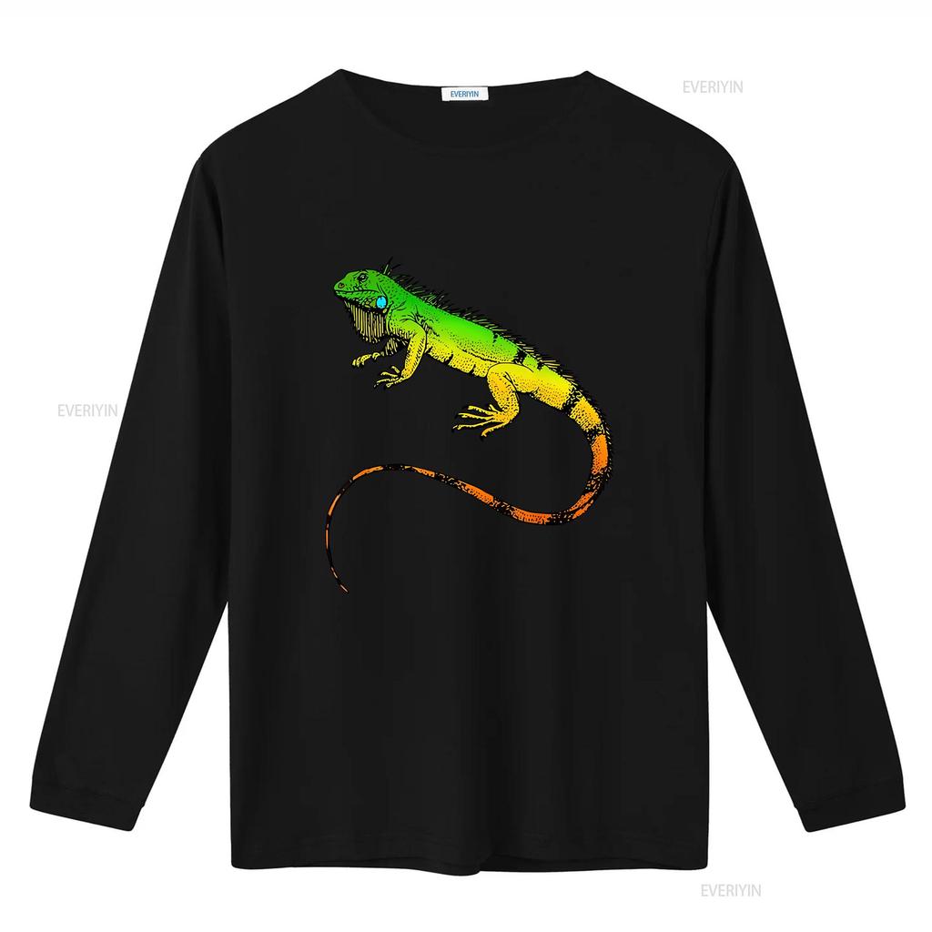 Iguana Lizard T Shirt Beautiful vintage Washed Breathable streetwear graphic Stylish Comfortable designer clothes Unisex