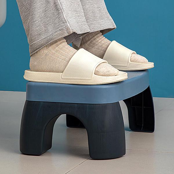 Hocktöpfchen-Fußhocker, Toilettentöpfchen-Fußhocker Verhindert das Ausrutschen Verbessert die Körperhaltung PP Hocktöpfchen-Hocker fürs Büro