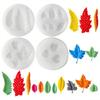Leaf Silicone Molds Fondant Moulds Cake Moulds Baking Tool for Making Candle Soap Chocolate Candy Handmade Art Craft