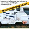 (2 Pack) 22223 RV Water Tank Drain Valve, Compatible With 3/4" & 1/2" Vinyl Tubing, Durable Plastic Drain Valve For Camper, Travel Trailer, And RV