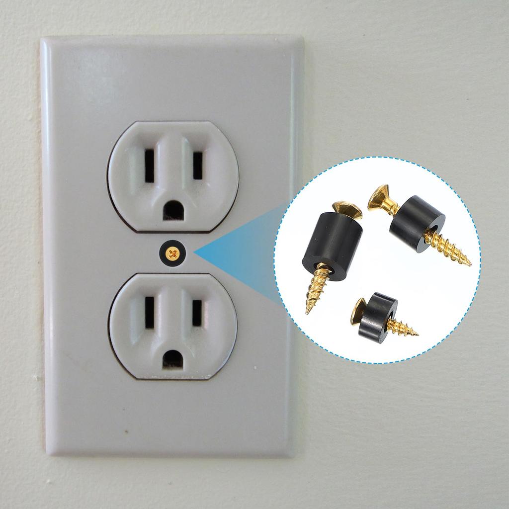 PATIKIL Schwarze A BS ID 5,2 mm AD 11 mm Länge 20 mm Runde Nylon-Abstandsscheiben