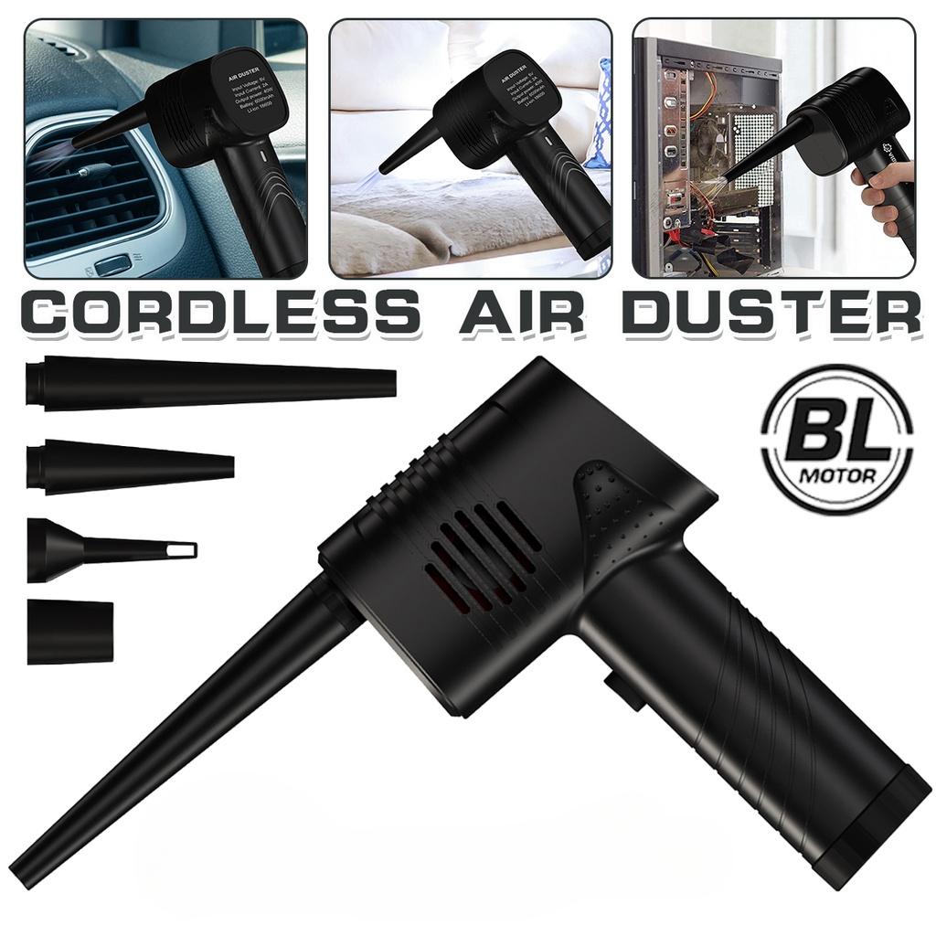 Brushless Cordless Air Duster For Computer Cleaning Replaces Compressed Spray Gas Cans Rechargeable Cleaner Blower 40W