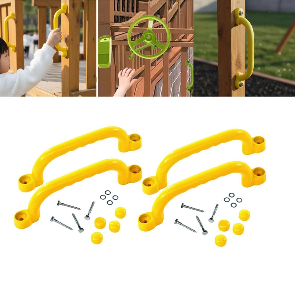 4 Klettergriffe für , Kinder's Spielbereich Zubehör, Bequem rutschfest PP