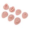 7pcs Silicone Body Parts Tongue Mouth Nose Eye Navel Ear Model Soft Practice Body Parts Kit