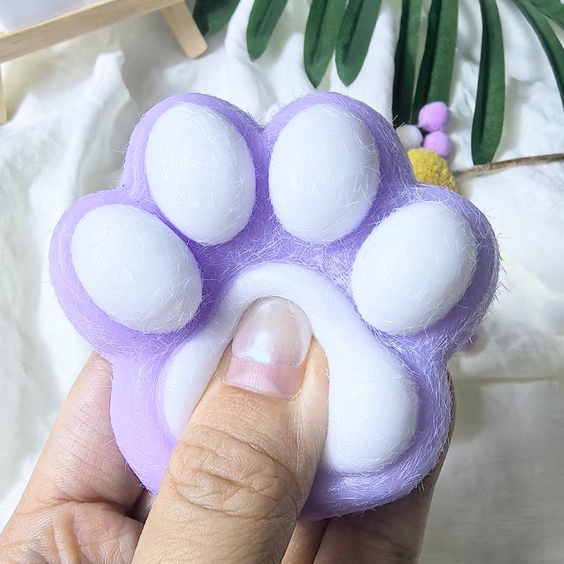 Spremi Zampa di Gatto Giocattoli Carini Morbidi Sfogo Sollievo Rilassanti Giocattoli Appiccicosi Decompressivi Pizzicanti Zampa di Gatto Antistress Giocattolo Squishy Regalo
