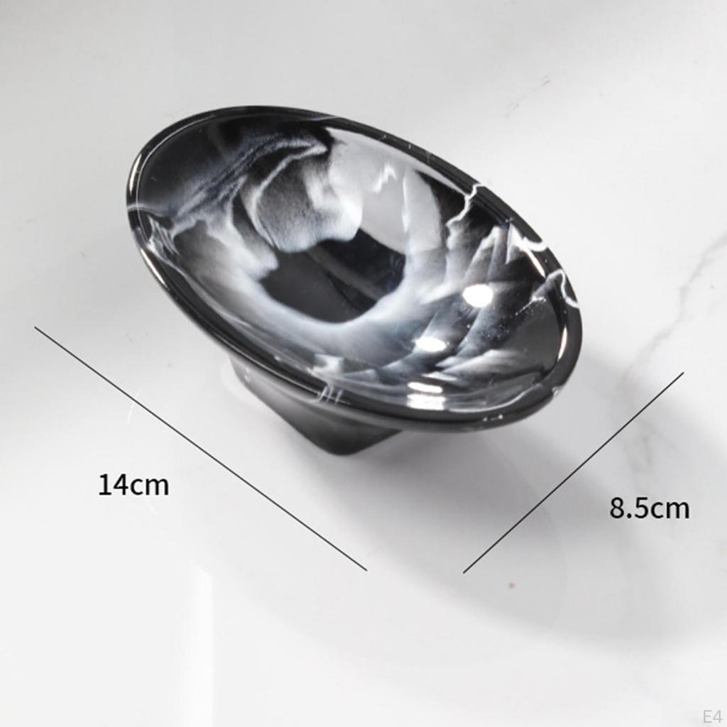 Elegant Oval Soap Dish for Bathroom And Kitchen Organization