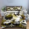 Soccer Ball Abstract Pattern Bedding Duvet Cover Set Duvet Cover Pillowcases  (1*Duvet Cover 2*Pillowcases, Without Duvet Insert)
