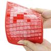 160 Grid Mini Silicone Ice Tray Ice Cubes Foldable Ice Mold Ice Breaker Ice Grid Tray Small Square Mold Ice Maker Silicone Mold