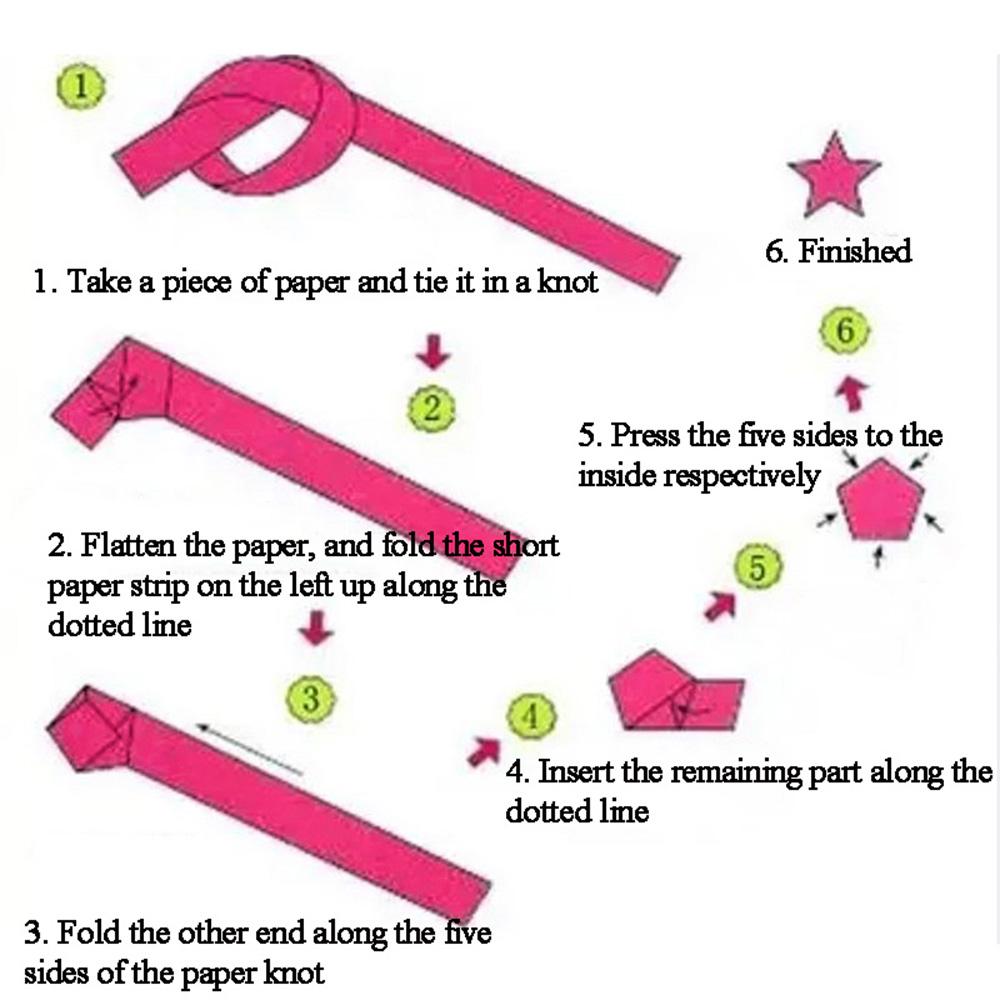 540 Stück bunte Papiere mit Glücksstern-Motiv, zum Selbermachen, handgefertigte Origami-Papierstreifen, Dekor-Faltpapier für Kunsthandwerk